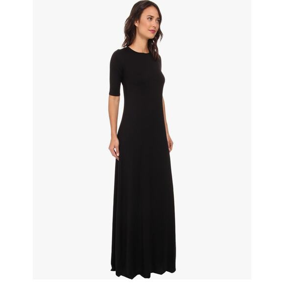 Rachel Pally Women's Davia Short Sleeve Maxi Dress, Black, LG (NWT) - Picture 2 of 10